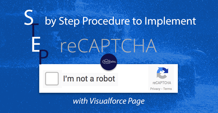 Salesforce Visualforce reCAPTCHA