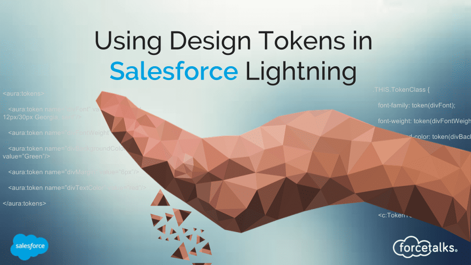 How To Use Tokens in salesforce Lightning