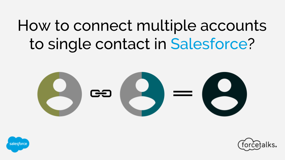 How to connect multiple accounts to single contact in Salesforce?