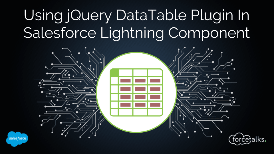 How to use jQuery DataTable Plugin In Salesforce Lightning Component?