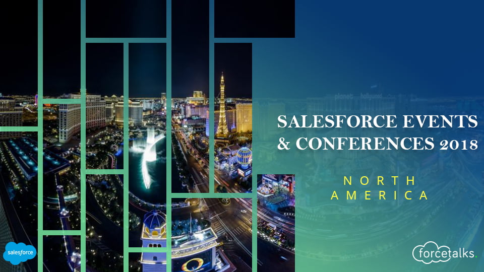 Salesforce events & conferences for fall/winter 2018 - North America