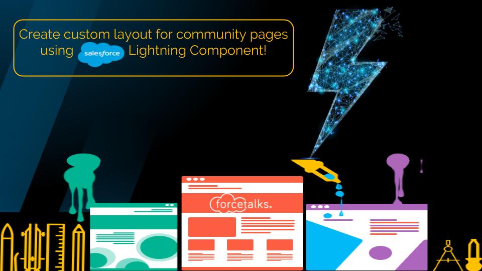 How to Create Custom Layout for Community Pages Using Salesforce Lightning Component
