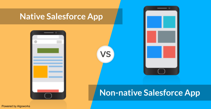 native vsnon-native salesforce apps