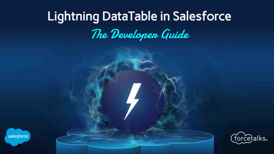 Lightning DataTable