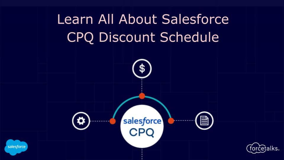 CPQ Discount Schedule
