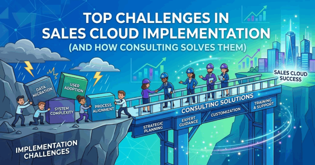 Top Challenges in Sales Cloud Implementation (and How Consulting Solves Them)